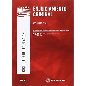 Enjuiciamiento Criminal (37 ed. - 2016) (Biblioteca de Legislación) Enjuiciamiento Criminal (37 ed. - 2016) (Biblioteca de Legislación)