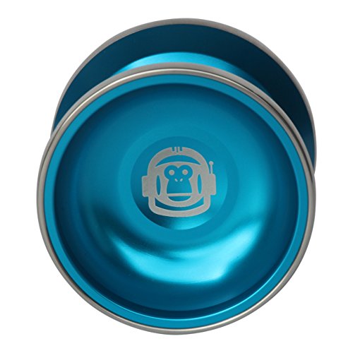 Spintastics Space Monkey Yo-Yo - Unresponsive or Responsive Play - Bi-Metal Yo-Yo (Blue)