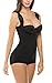 TOPMELON Women's Shapewear Bodysuit Tummy Control Slimming Full Body Shaper (Black, M)