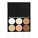 RUIMIO Makeup Contour Kit Highlight and Bronzing Powder Palette, 6 Colors, Best 2018 New Year Gift