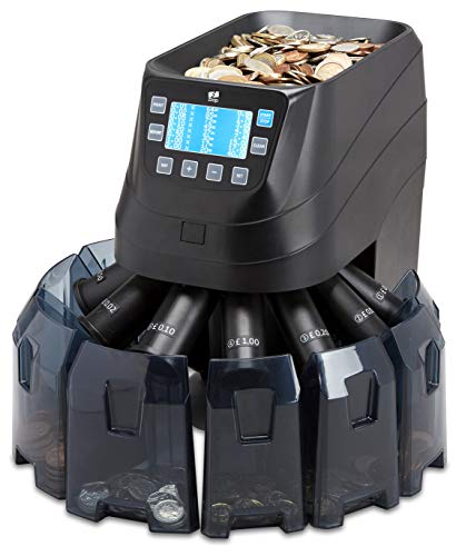 ZZap CS50 High Speed Coin Counter & Sorter for USD - Money Cash Currency Machine - Thumbnail 3