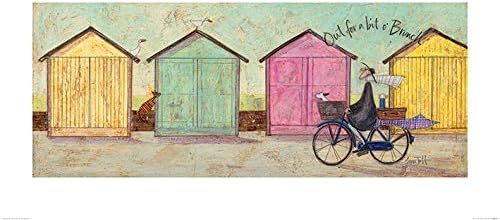 Sam Toft Out for A Bit O39; Brunch Art Print 50x100cm