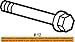 BMW 11-13-2-210-959 Set of Aluminum Screws Oil