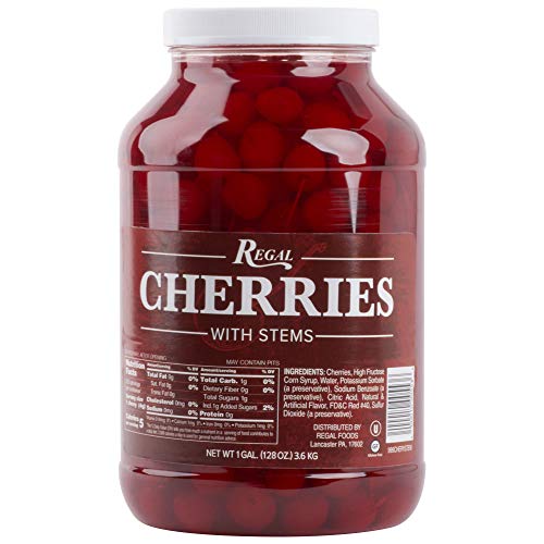 Regal Maraschino Cherries with Stems - 1 Gallon - Thumbnail 3
