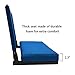 SPORTBEATS Stadium Seats, Bleacher Seat Chair with Durable Back Support and Ultra-Padded Cushion Seat,Blue