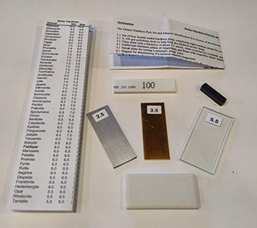 Deluxe Hardness Pick Set & Mineral ID Kit