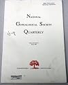 National Genealogical Society quarterly, v. 83, no. 1, March 1995