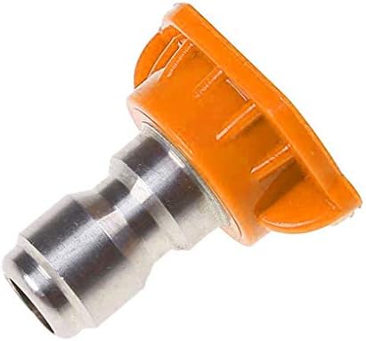 GYBOOM Universal Power Pressure Washer Spray Nozzle Tips And Quick Connect Pivot Adapter Coupler 180 Degrees With 5 Rotation Angles, Soap And Rinse Jet Stream Tips Kit, 1/4, 2.5 Gpm (Yellow)