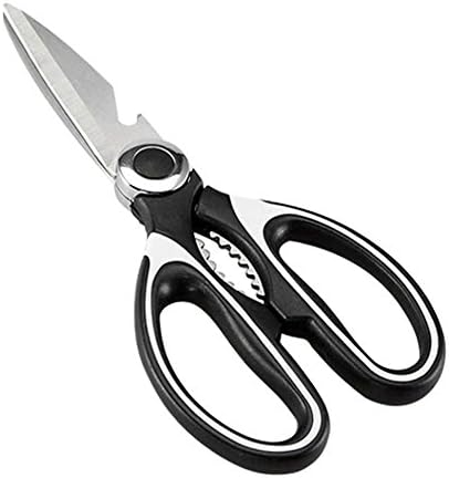 Wotesport Multi Purpose Kitchen Shears and Poultry Shears for Cutting Chicken Poultry Seafood Meat Vegetables Herbs Food