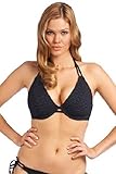Freya Women's Spirit Underwire Bandless Halter Bikini Top Black 34F