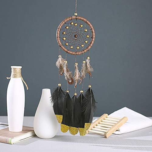 FIGEN Dream Catcher Handmade Traditional Feather Wall Hanging Home Decoration Decor Ornament Craft (I)