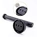 KES Vertical Toilet Paper Holder Bathroom Tissue Holder Paper Roll Dispenser SUS 304 Stainless Steel Rustproof Toilet Roll Holder Wall Mount Matt Black, A2075S12-BK