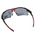 Sports Sunglasses, L·V·X·ING LVX548 Mens Polarized Sunglasses Mens Glasses Exchangeable 5 UV400 Lenses Cycling Hiking Running Outdoor Sunglasses Upgraded Design (Red)