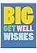 NobleWorks - Jumbo Get Well Card Funny (8.5 x 11 Inch) - Group Humor Greeting Card, Feel Better Soon - Big Get Well Wishes J2721GWG