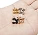 FIBO STEEL 4Pairs Stainless Steel Stud Earrings for Men Women Ear Piercings Set,5MM