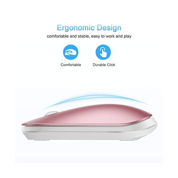 OMOTON-Wireless-Bluetooth-Mouse-for-iPad-and-iPhone-iPadOS-13-iOS-13-and-Above-Bluetooth-Enabled-Computer-Laptop-PC-Notebook-with-Windows-Mac-OS-Linux-System-and-Android-Tablet-Rose-Gold OMOTON Wireless Bluetooth Mouse for iPad and iPhone (iPadOS 13 / iOS 13 and Above), Bluetooth Enabled Computer, Laptop…