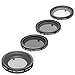 Neewer 4 Pieces Filter Kit for Yuneec Typhoon Q500 4K CGO3 Camera, Typhoon H Camera, Includes: ND4, ND8, UV and CPL Filter, Made of Optical Glass and Aluminum Alloy Frame