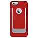 iPhone 6 Case, iPhone 6s Case, CellJoy [SLiM CLiP] Hybrid Case [Built in Belt Clip] [TPU] (Red) Protective Cover Skin