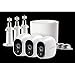 Arlo VMS3330W Security Camera System - 3 Wire-Free HD Security Camera Bundle with 3 Additional Wall Mounts and 3 Outdoor Mounts Plus 3 Free Months of Cloud Service