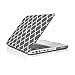TOP CASE - Quatrefoil / Moroccan Trellis Ultra Slim Light Weight Matte Hard Case Cover for Old Generation Macbook Pro 13-inch (A1278/with or without Thunderbolt) - NOT for Retina Display - Gray