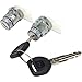 Door Lock Cylinder for INTEGRA 87-93 / CIVIC DEL SOL 93-97 Set of 2 Chrome w/Keys Door-Mounted