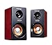 Besteye 507 PC Computer Speakers Phone for The Computers Laptop Tablet Smartphone Wood Computer Speakers USB–Dark Red Speakers