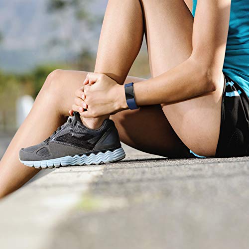 SWEES Silicone Sport Bands Compatible Fitbit Charge 2, Breathable Sport Replacement Bands with Air Holes Small & Large (5.7" - 8.3") for Women Men, Black, Grey, Navy Blue, Pink, White, Teal