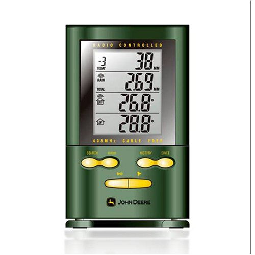 Galleon Oregon Scientific's John Deere Wireless Rain Gauge With