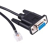 DB9 to RJ11 RJ12 6P6C LAN Network Serial Console Cable for Sevo Drive Leadshine Stepper Communication