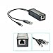 iCreatin Active 12V PoE Power Over ethernet Splitter Adapter, IEEE 802.3af Compliant 10/100Mbps, 12V Output