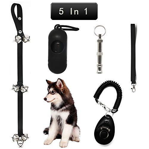 Kazma 5 in 1 Upgraded Dog Training Kit Upgraded Dog DoorBell Adjustable