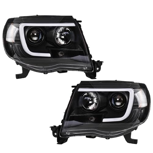 labwork Faros de tubo LED de repuesto para faros delanteros Toyota Tacoma 2005-2011 (lado del pasajero y del conductor)