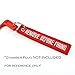 Rotary13B1 Remove Before Firing Keychain - Red/White