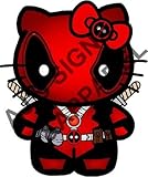 Hello Kitty Deadpool Decal Vinyl Sticker
