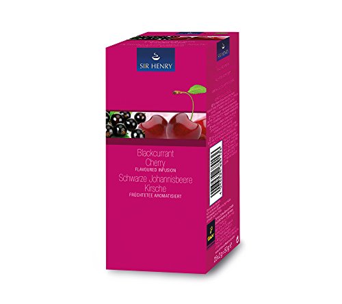 TCHIBOKAFFEE 475826 Früchtetee aromatisiert Schwarze- Johannisbeere-Kirsche-Geschmack