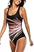 Vegatos Women's Pro One Piece Swimsuit Racerback Athletic Bathing Suit Swimwear