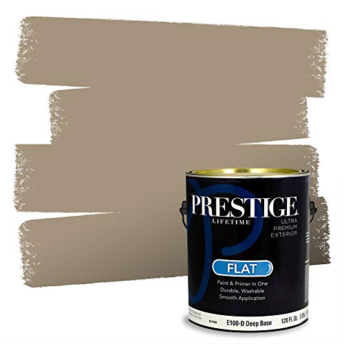 PRESTIGE Paints Exterior Paint and Primer In One, 1-Gallon, Flat, Comparable Ma…