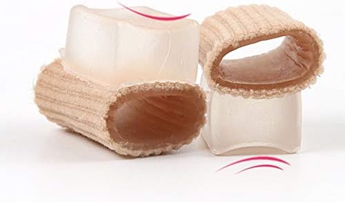 pink888 2Pcs Bunion Toe Separator Hallux Valgus Correction Sleeve Hammertoe Straightener Care Tool Camel L