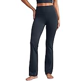 ALYNE Women’s High-Waist Flare Yoga Leggings – Bootcut Workout Pants with Slimming Design, Tummy Control High Waisted Flared Leggings Pants Navy