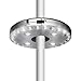 Patio Umbrella Light - SOAIY Cordless 28 LEDs Umbrella Pole Light, 3 Brightness Mode, for Outdoor Patio Desk, Camping, Pole Mounted or Hang Anywhere, Battery Operated (Silver)