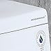 WOODBRIDGE T-0019 Cotton toilet | Modern Design, One Piece, Dual Flush | White