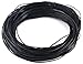 1 MM Black Leather Cord 25 M Hank (82 Feet)