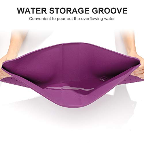 IMPAWFAN Silicone Pet Feeding Mat for Dogs and Cats, 23\