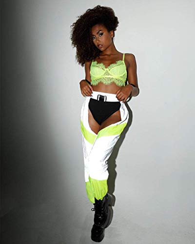 iHeartRaves Now U See Me Reflective Chaps (Neon Yellow, Medium)