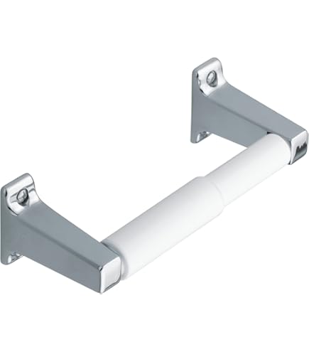 Laiton Porte Papier Toilette Mural Longueur De Bras 19.5Cm, Nickel