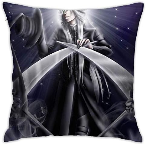 JACHE Saint Undertaker Decorative Throw Pillow Covers for Sofa Couch Cushion Pillow Cases 18x18 Inch