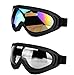 LJDJ Motorcycle Goggles - Glasses of 2 - Dirt Bike ATV Motocross Riding Offroad Combat Goggles