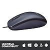 Logitech-B100-Wired-USB-Mouse-3-Buttons-Optical-Tracking-Ambidextrous-PC-Mac-Laptop-Black Logitech B100 Wired USB Mouse, 3-Buttons, Optical Tracking, Ambidextrous PC / Mac / Laptop - Black