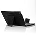 iPad Air/iPad Air 2 Keyboard + Leather Cover, Poweradd Bluetooth iPad Keyboard Cover w/Removable Wireless Keyboard, Built-in Multi-Angle Stand for Apple iPad Air 1/2, iPad 5/6 (Black)