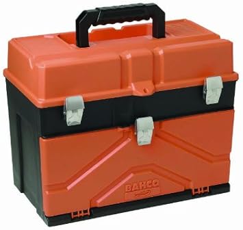 Bahco Ptb303440 17 Inch Flat Top Plastic Toolbox With 3 Drawers
